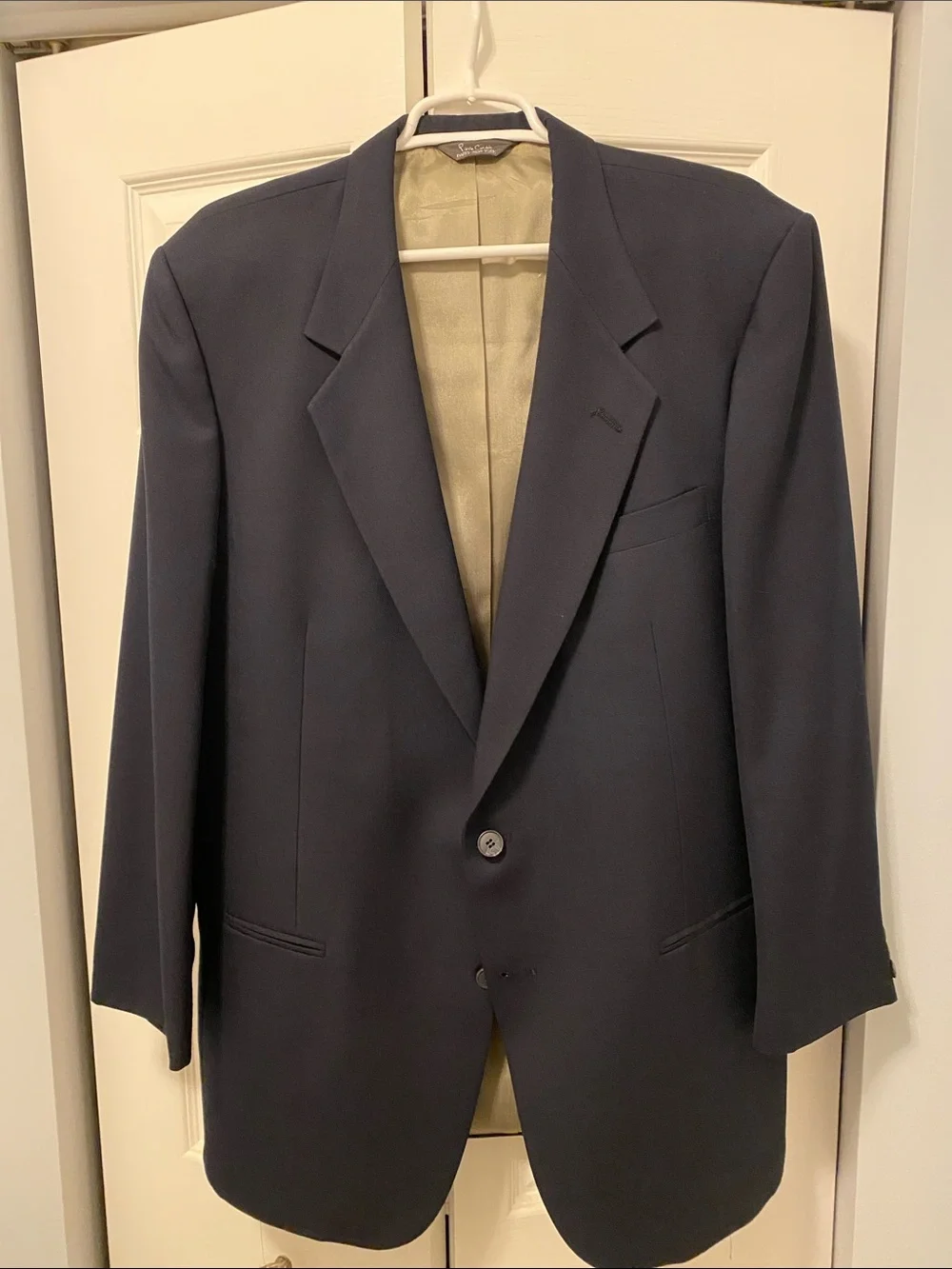 Pierre Cardin Dark Navy Two-Button Sport Coat
